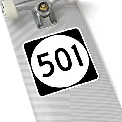PR tertiary 501 (Puerto Rico) (Road Sign) STICKER Vinyl Kiss-Cut Decal