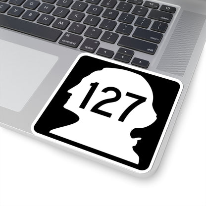 WA-127 (Washington) (Road Sign) STICKER Vinyl Kiss-Cut Decal