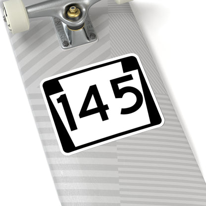 PA-145 (Pennsylvania) (Road Sign) STICKER Vinyl Kiss-Cut Decal