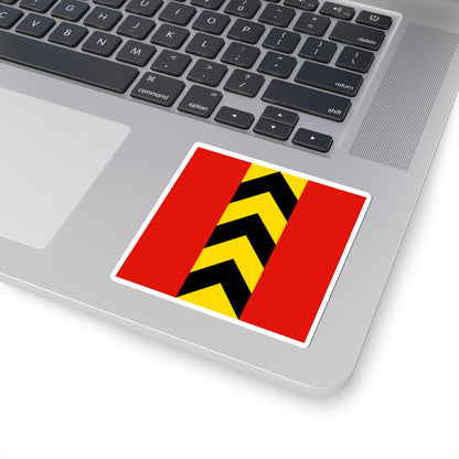 CHE Valangin Flag (Switzerland) STICKER Vinyl Kiss-Cut Decal