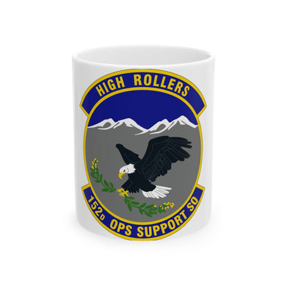 152d Operations Support Squadron (U.S. Air Force) White Coffee Mug-11oz-The Sticker Space