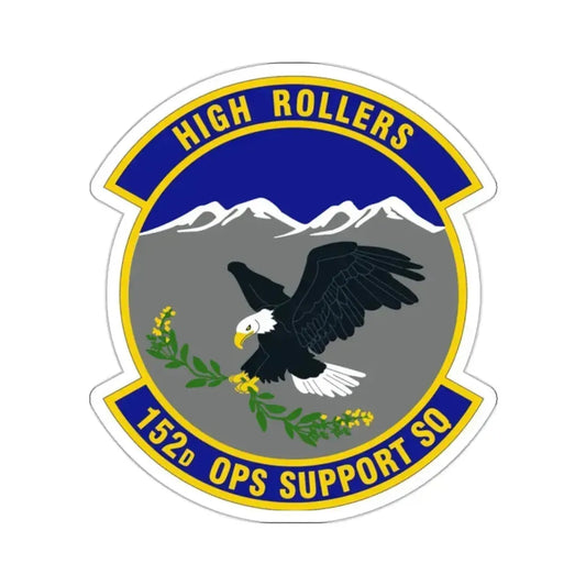 152d Operations Support Squadron (U.S. Air Force) STICKER Vinyl Kiss-Cut Decal 2 Inch White - The Sticker Space