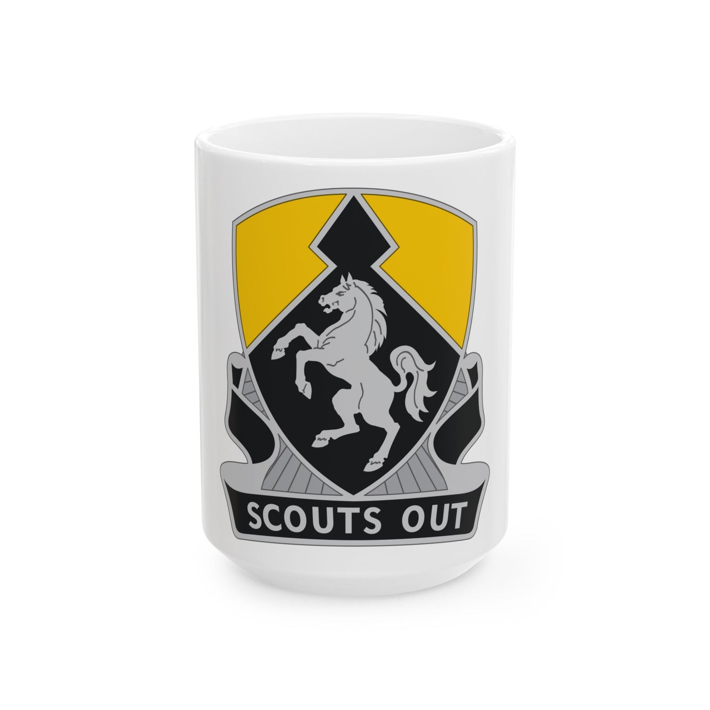 153 Cavalry Regiment (U.S. Army) White Coffee Mug-15oz-The Sticker Space