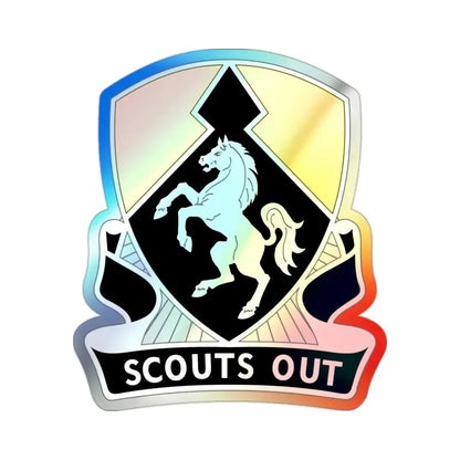 153 Cavalry Regiment (U.S. Army) Holographic STICKER Die-Cut Vinyl Decal - The Sticker Space