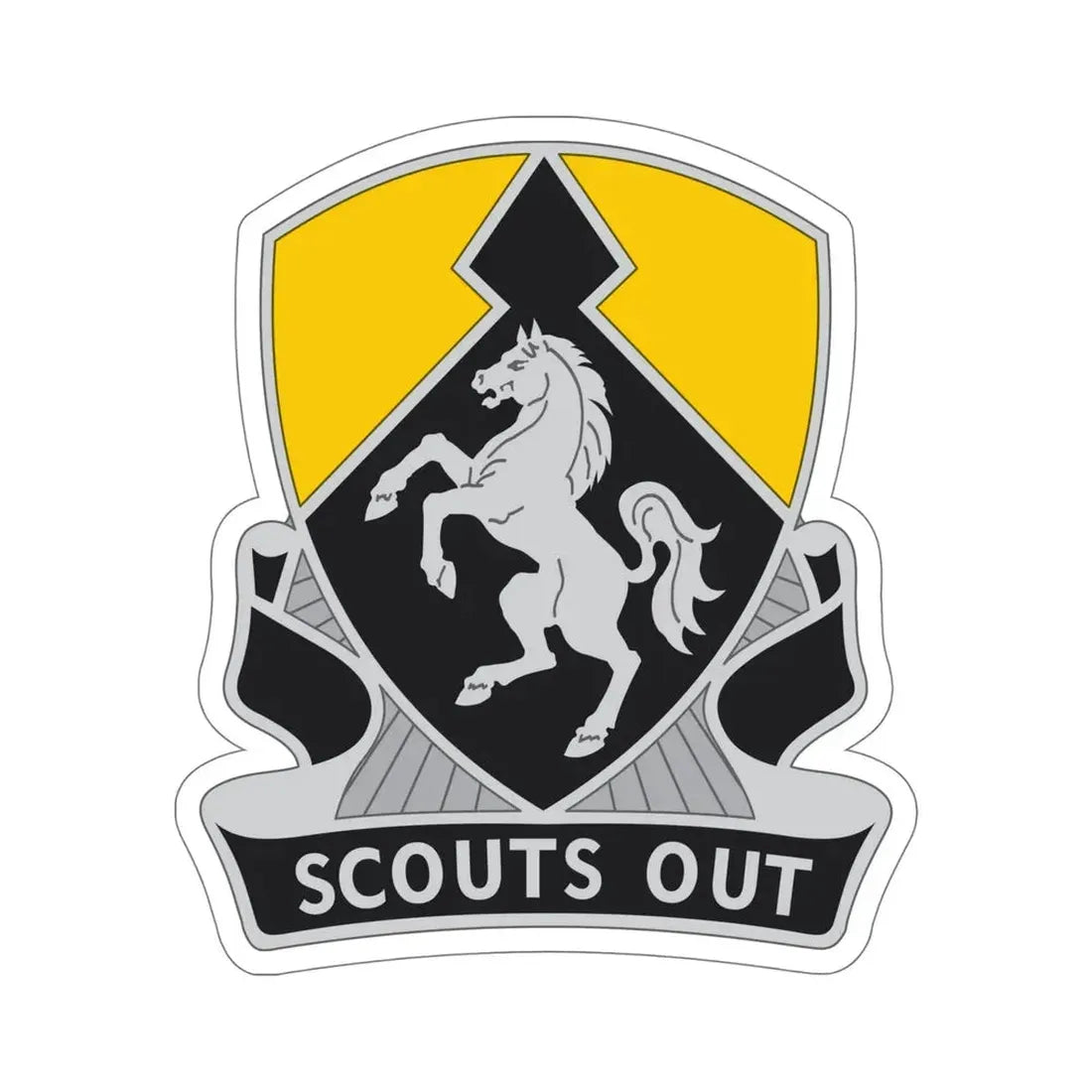 153 Cavalry Regiment (U.S. Army) STICKER Vinyl Die-Cut Decal - The Sticker Space