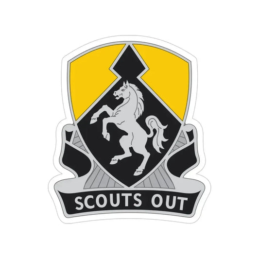 153 Cavalry Regiment (U.S. Army) Transparent STICKER Die-Cut Vinyl Decal 6 Inch - The Sticker Space