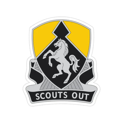 153 Cavalry Regiment (U.S. Army) Transparent STICKER Die-Cut Vinyl Decal - The Sticker Space