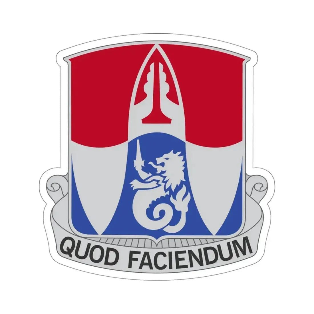 153 Engineer Battalion (U.S. Army) STICKER Vinyl Die-Cut Decal 4 Inch - The Sticker Space