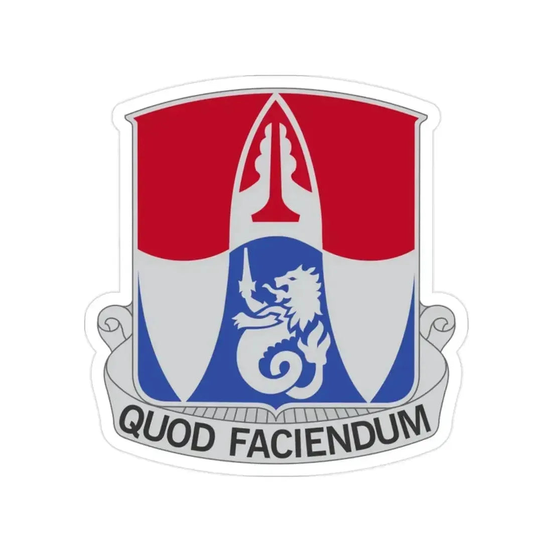 153 Engineer Battalion (U.S. Army) Transparent STICKER Die-Cut Vinyl Decal 2 Inch - The Sticker Space