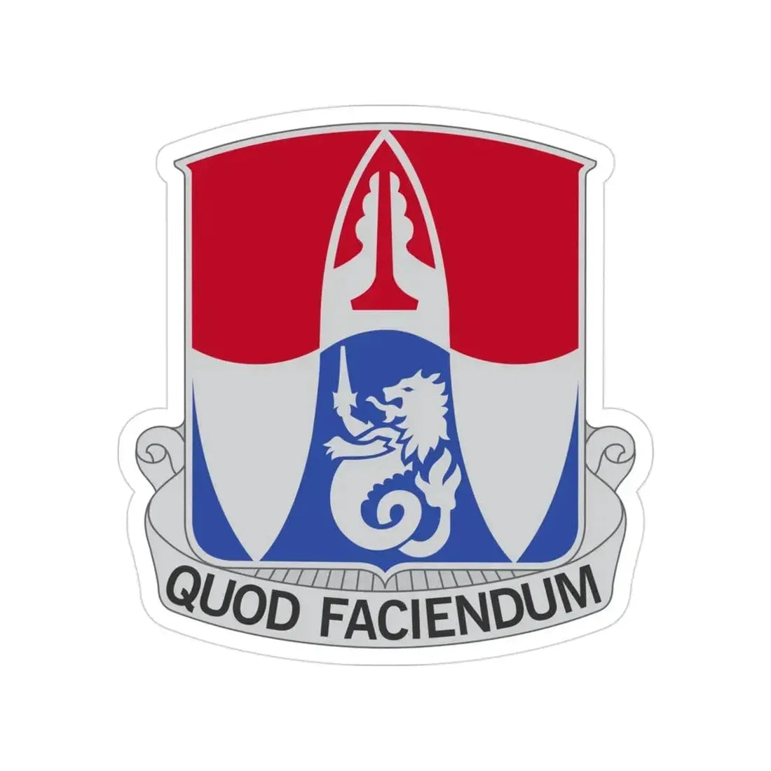 153 Engineer Battalion (U.S. Army) Transparent STICKER Die-Cut Vinyl Decal 3 Inch - The Sticker Space