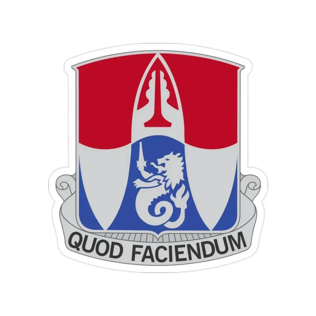 153 Engineer Battalion (U.S. Army) Transparent STICKER Die-Cut Vinyl Decal - The Sticker Space