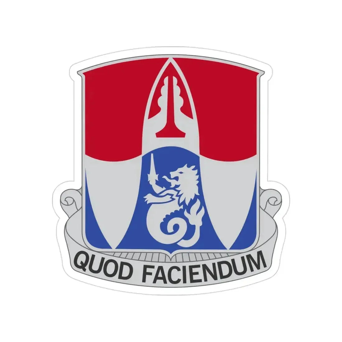 153 Engineer Battalion (U.S. Army) Transparent STICKER Die-Cut Vinyl Decal - The Sticker Space