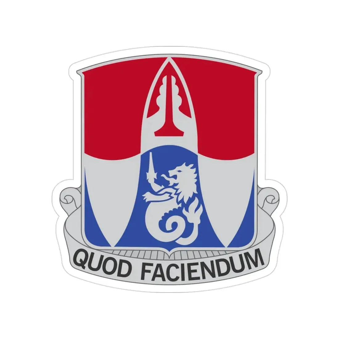 153 Engineer Battalion (U.S. Army) Transparent STICKER Die-Cut Vinyl Decal - The Sticker Space