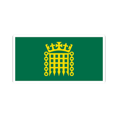 Flag House of Commons (United Kingdom) STICKER Vinyl Kiss-Cut Decal