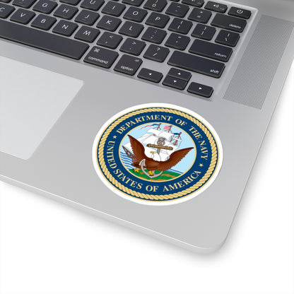 Seal of the United States Department of the Navy - STICKER Vinyl Kiss-Cut Decal