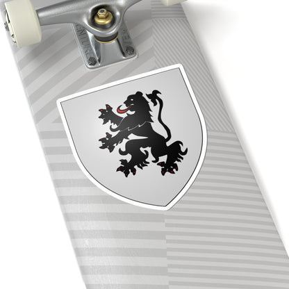 Bambecque 59 Nord (France) (Coat of Arms) STICKER Vinyl Kiss-Cut Decal