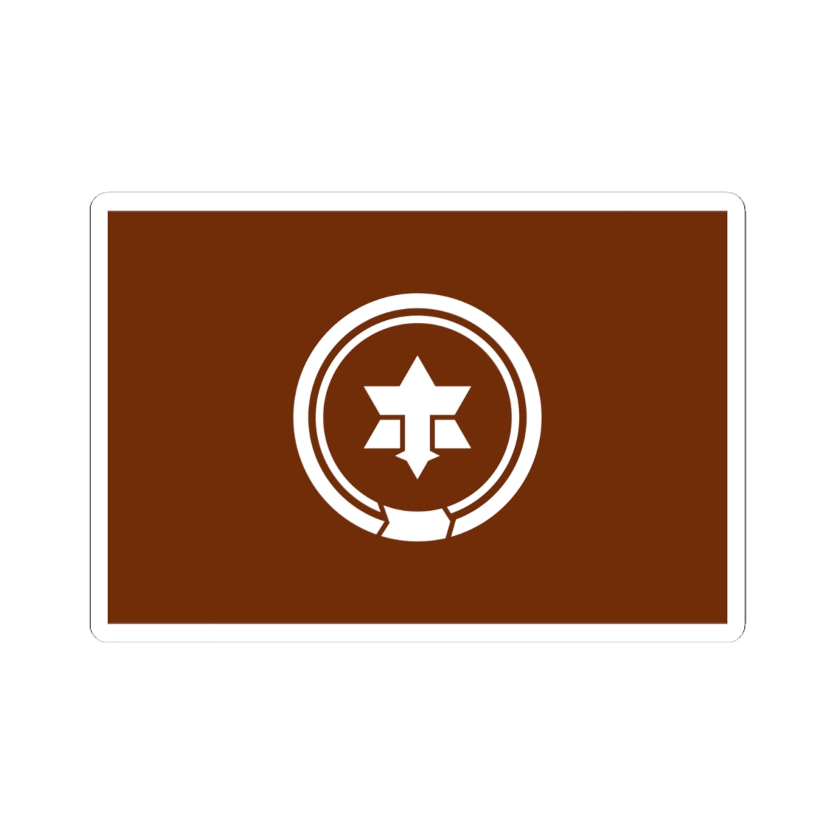 Flag of Matsumoto Nagano (Japan) STICKER Vinyl Kiss-Cut Decal