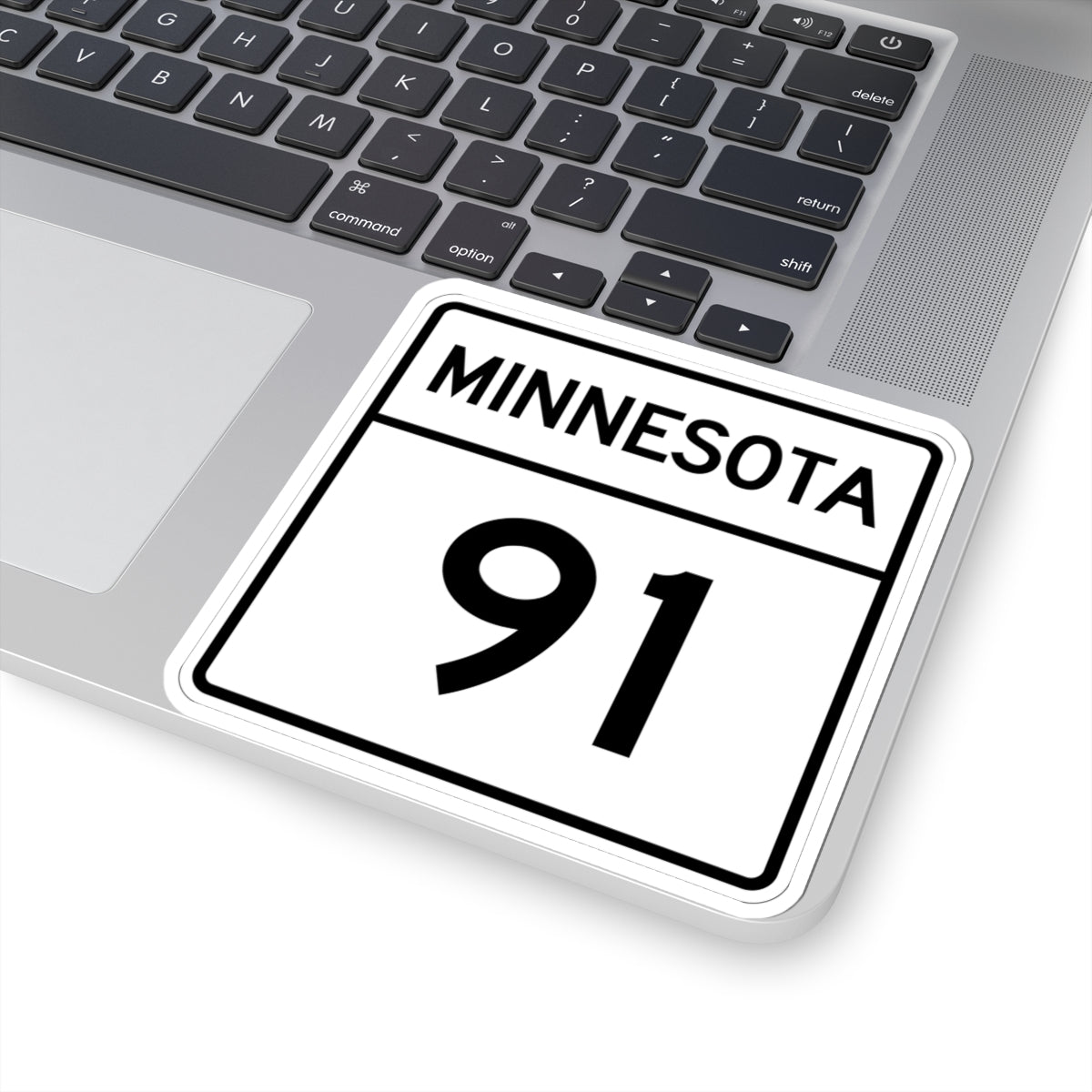 MN-91 1948 (Minnesota) (Road Sign) STICKER Vinyl Kiss-Cut Decal
