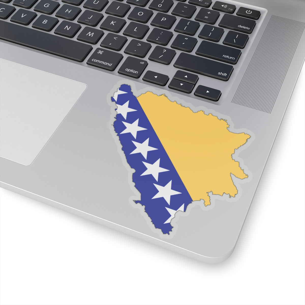 Bosnia and Herzegovina-Flagmap (Bosnia and Herzegovina) STICKER Vinyl Kiss-Cut Decal
