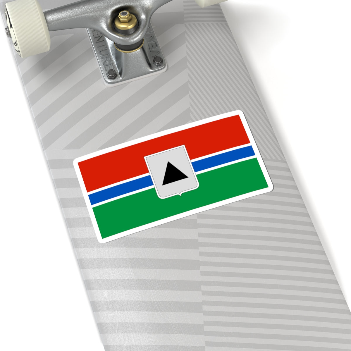 Flag of Magnitogorsk Chelyabinsk oblast 1998 (Russia) STICKER Vinyl Kiss-Cut Decal