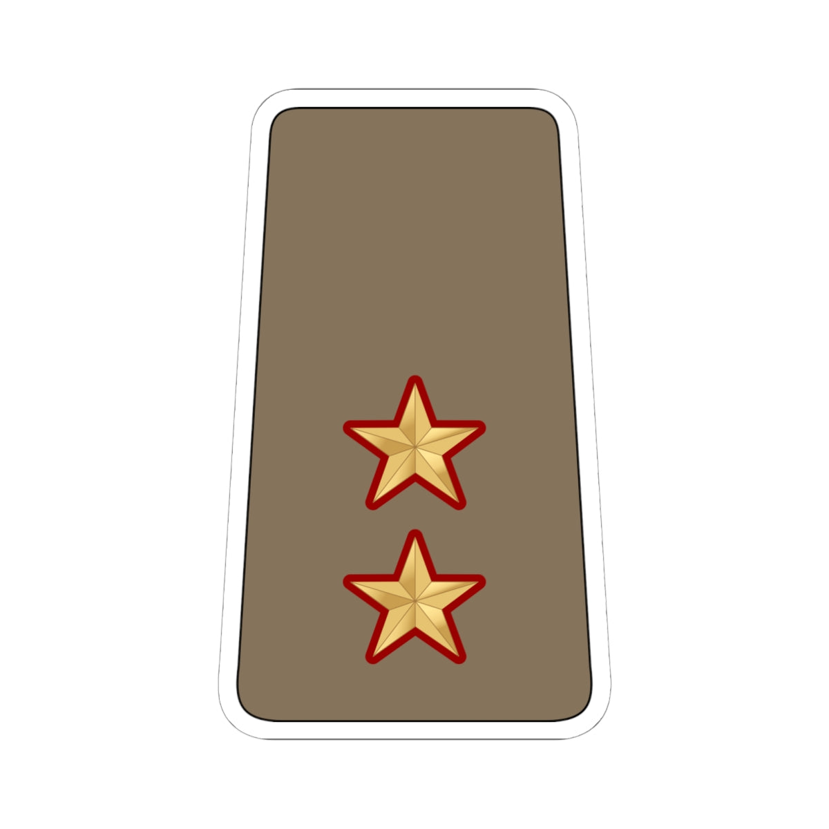 08. KLF 1LT (Kuwait) (Military Rank) STICKER Vinyl Kiss-Cut Decal