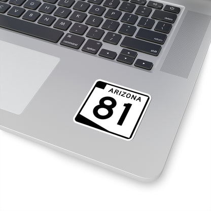 Arizona 81 (Arizona) (Road Sign) STICKER Vinyl Kiss-Cut Decal