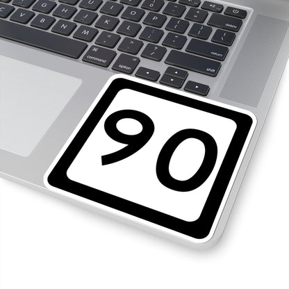 WV-90 (Virginia) (Road Sign) STICKER Vinyl Kiss-Cut Decal
