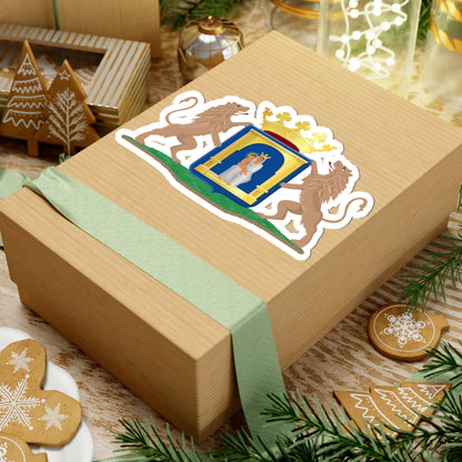 Assen wapen (Netherlands) (Coat of Arms) STICKER Vinyl Kiss-Cut Decal