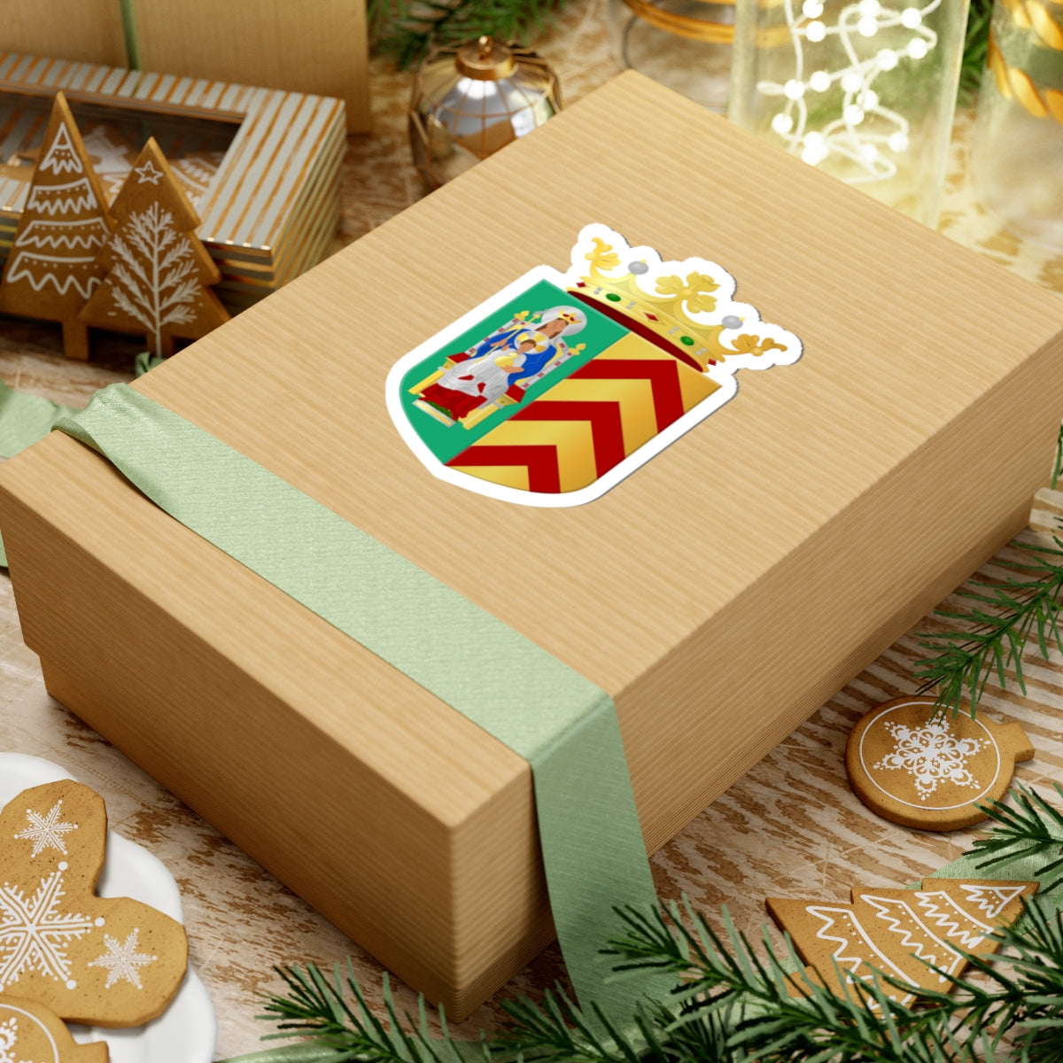 Bathmen wapen (Netherlands) (Coat of Arms) STICKER Vinyl Kiss-Cut Decal