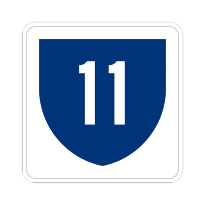 PR primary 11 (Puerto Rico) (Road Sign) STICKER Vinyl Kiss-Cut Decal