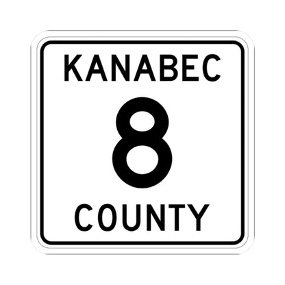 Kanabec County 8 MN (Minnesota) (Road Sign) STICKER Vinyl Kiss-Cut Decal