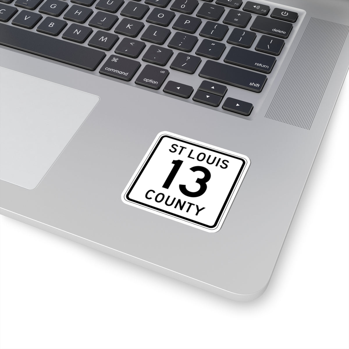 St. Louis County Route 13 (Minnesota) (Road Sign) STICKER Vinyl Kiss-Cut Decal