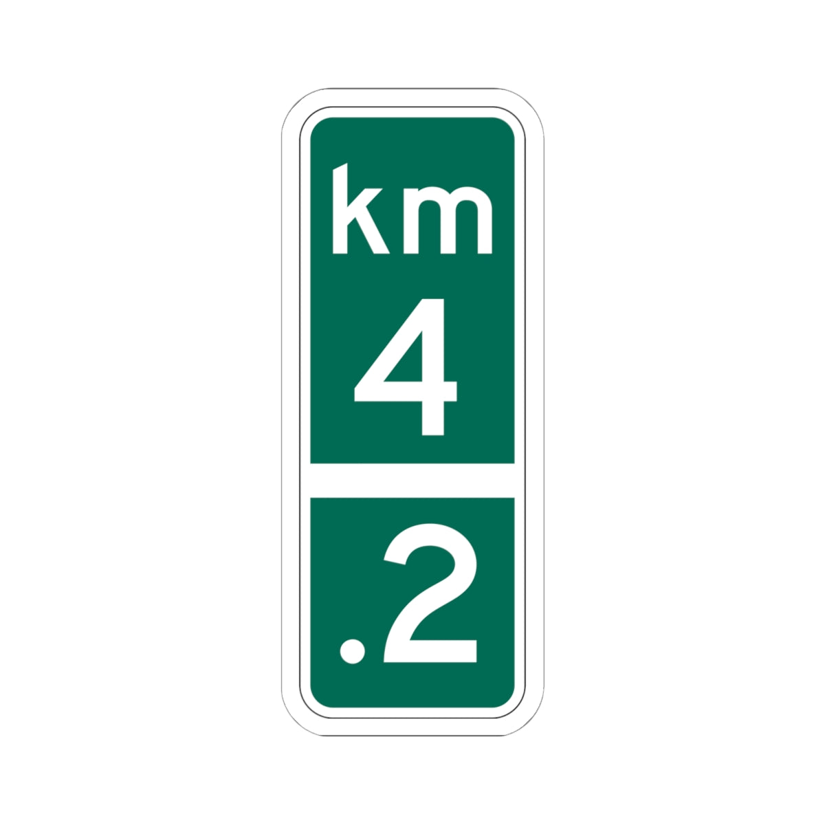 MUTCD-PR D10-1a (Puerto Rico) (Road Sign) STICKER Vinyl Kiss-Cut Decal