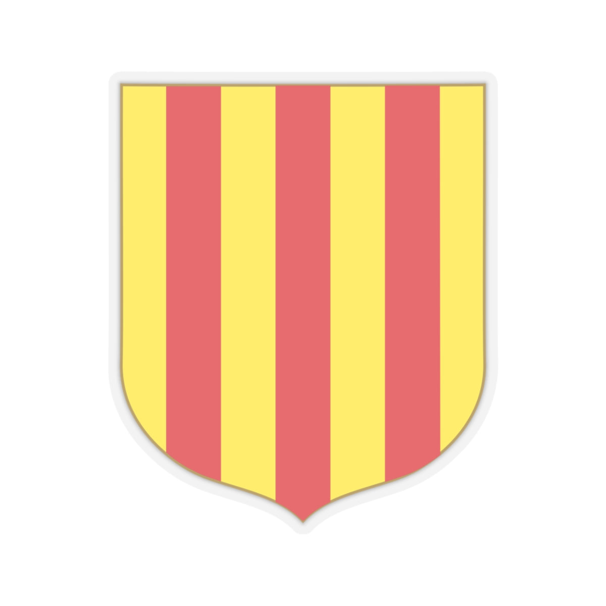 Andorra - Foix Coat of Arms - STICKER Vinyl Kiss-Cut Decal