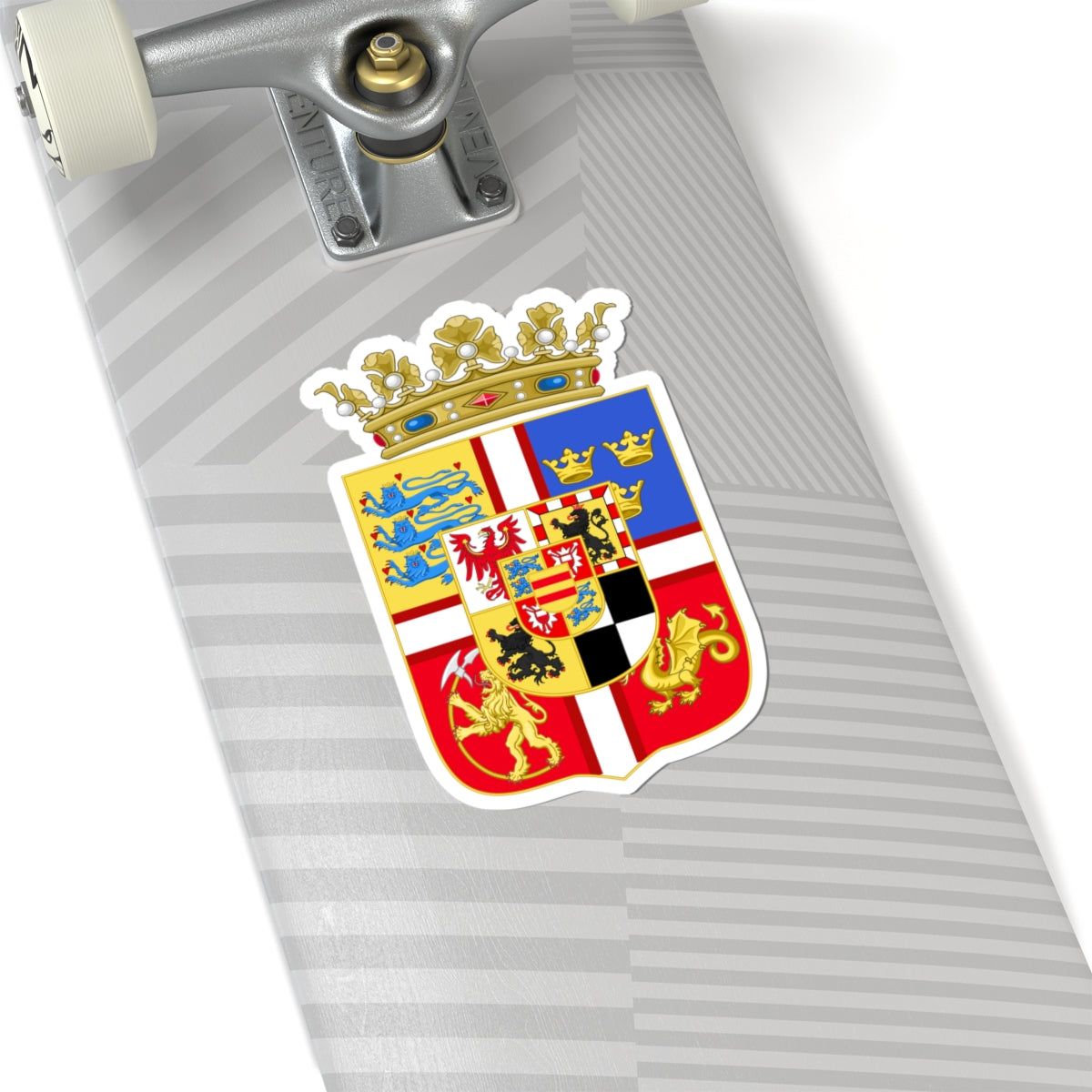 Armoiries de Dorothée de Brandebourg (Denmark) (Coat of Arms) STICKER Vinyl Kiss-Cut Decal