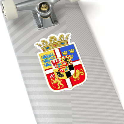 Armoiries de Dorothée de Brandebourg (Denmark) (Coat of Arms) STICKER Vinyl Kiss-Cut Decal