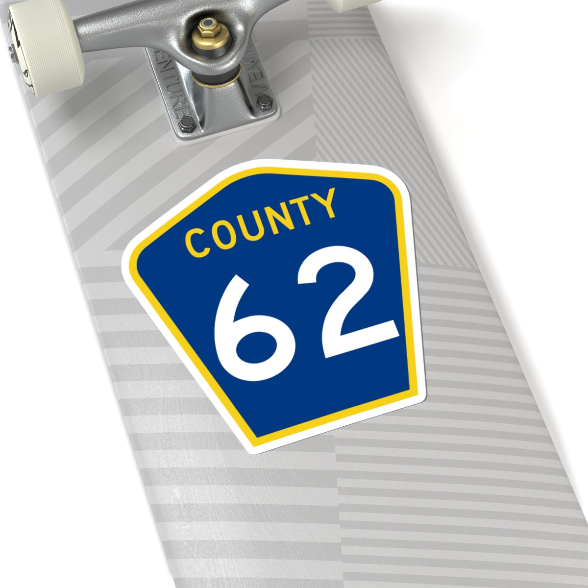 County 62 MN (Minnesota) (Road Sign) STICKER Vinyl Kiss-Cut Decal