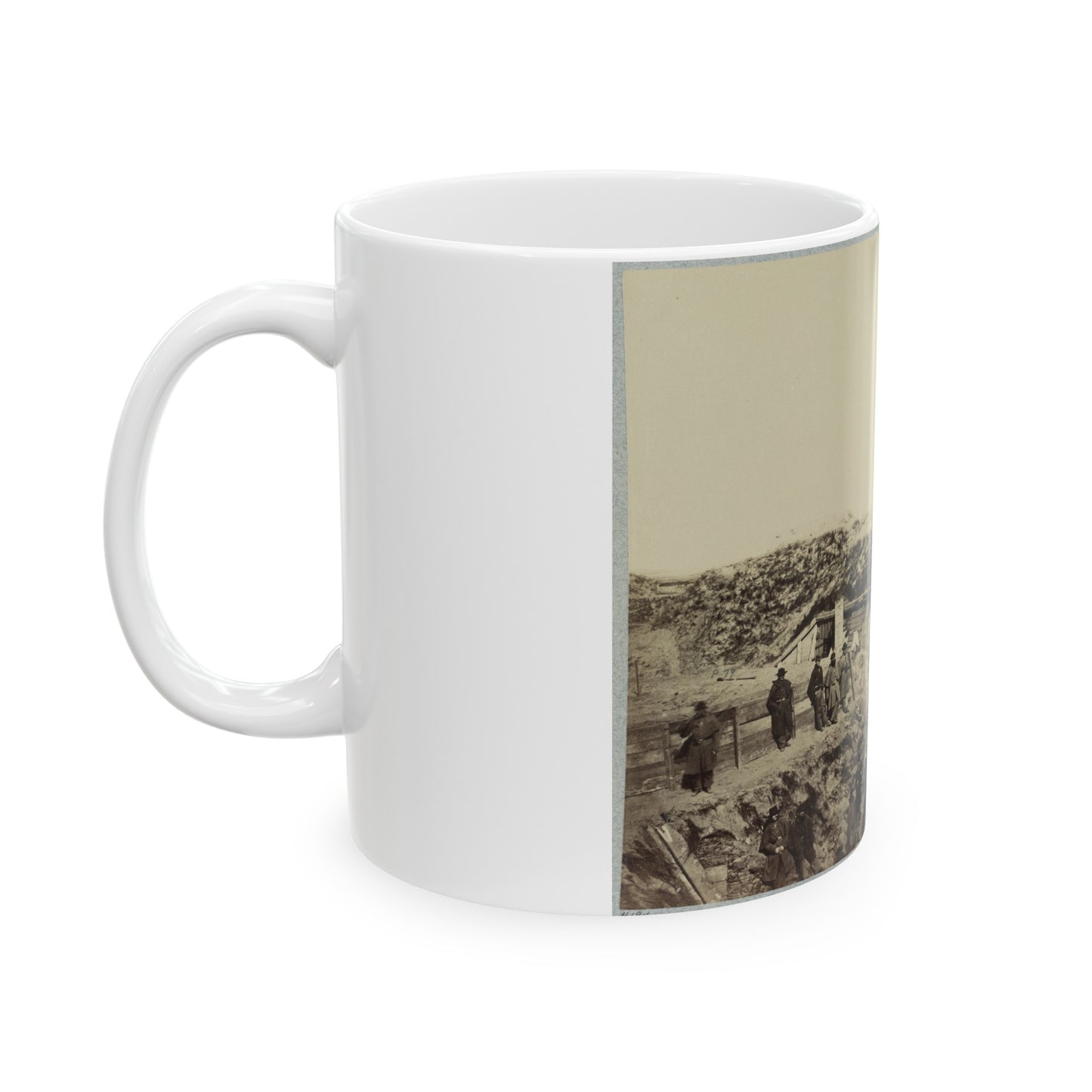The Pulpit , Fort Fisher, N.C. (U.S. Civil War) White Coffee Mug
