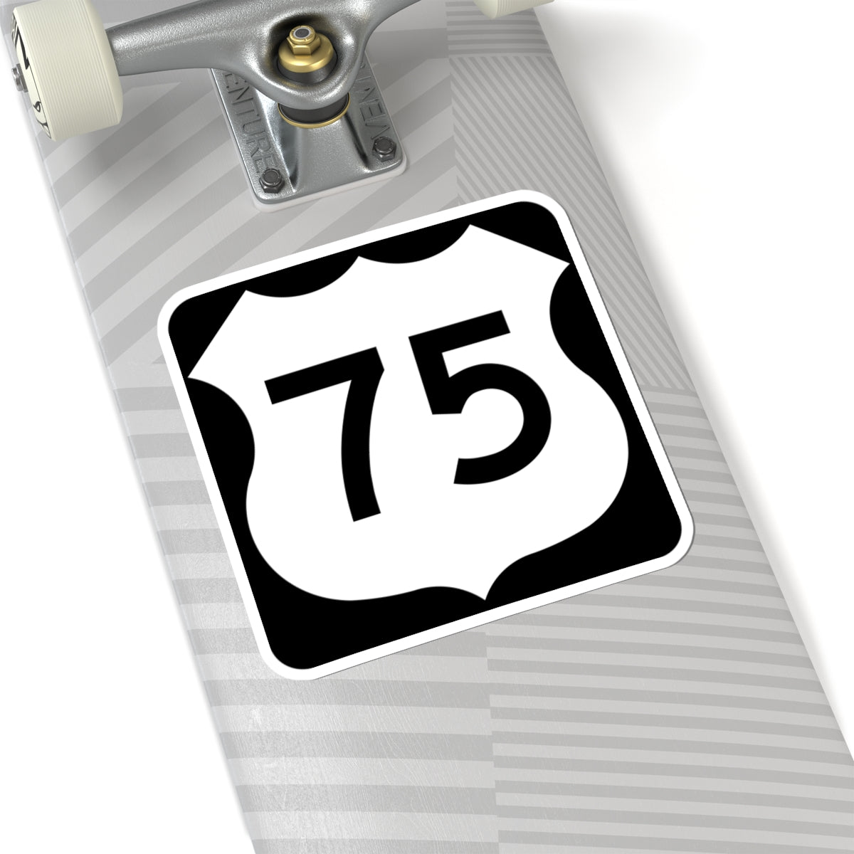 US 75 MN 1961 (Minnesota) (Road Sign) STICKER Vinyl Kiss-Cut Decal