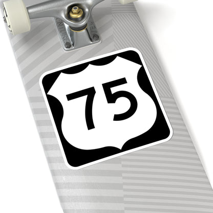 US 75 MN 1961 (Minnesota) (Road Sign) STICKER Vinyl Kiss-Cut Decal