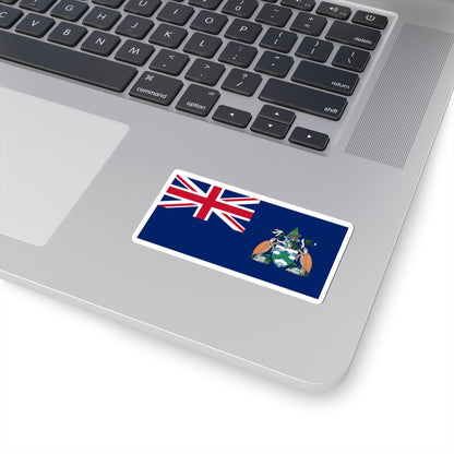 Flag of Ascension Island (United Kingdom) STICKER Vinyl Kiss-Cut Decal