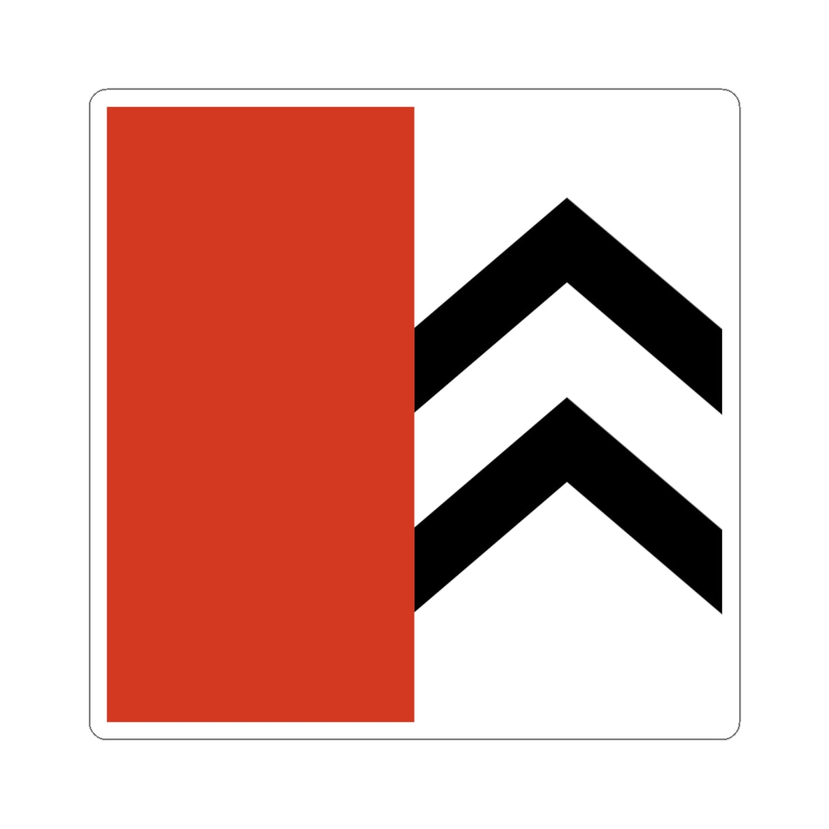 CHE Winkel Flag (Switzerland) STICKER Vinyl Kiss-Cut Decal