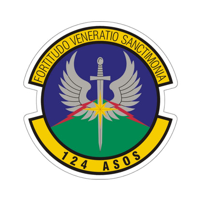 124th Air Support Operations Squadron (U.S. Air Force) STICKER Vinyl Kiss-Cut Decal-4 Inch-White-The Sticker Space