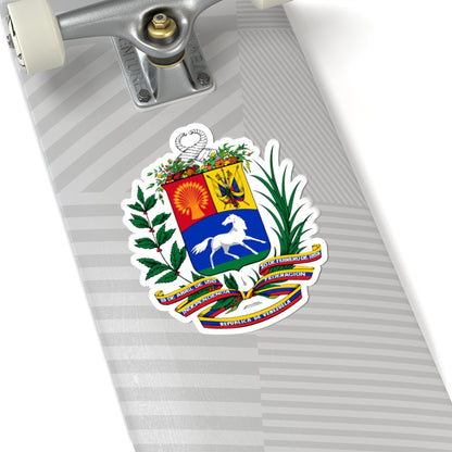 Coat of arms of Venezuela (1954-2006) - STICKER Vinyl Kiss-Cut Decal