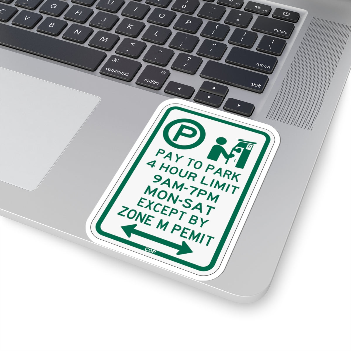 PBOT Road sign P4426D (Oregon) (Road Sign) STICKER Vinyl Kiss-Cut Decal