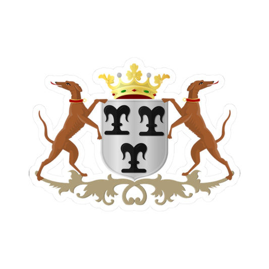 Bemmel wapen (Netherlands) (Coat of Arms) STICKER Vinyl Kiss-Cut Decal