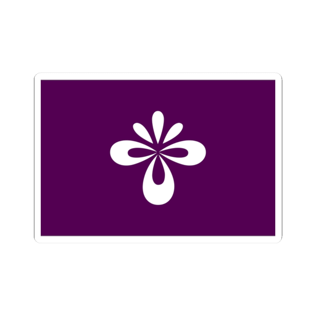 Flag of Nagai Yamagata (Japan) STICKER Vinyl Kiss-Cut Decal