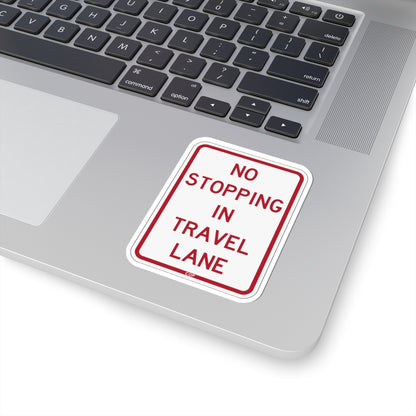 PBOT Road sign P1330 (Oregon) (Road Sign) STICKER Vinyl Kiss-Cut Decal