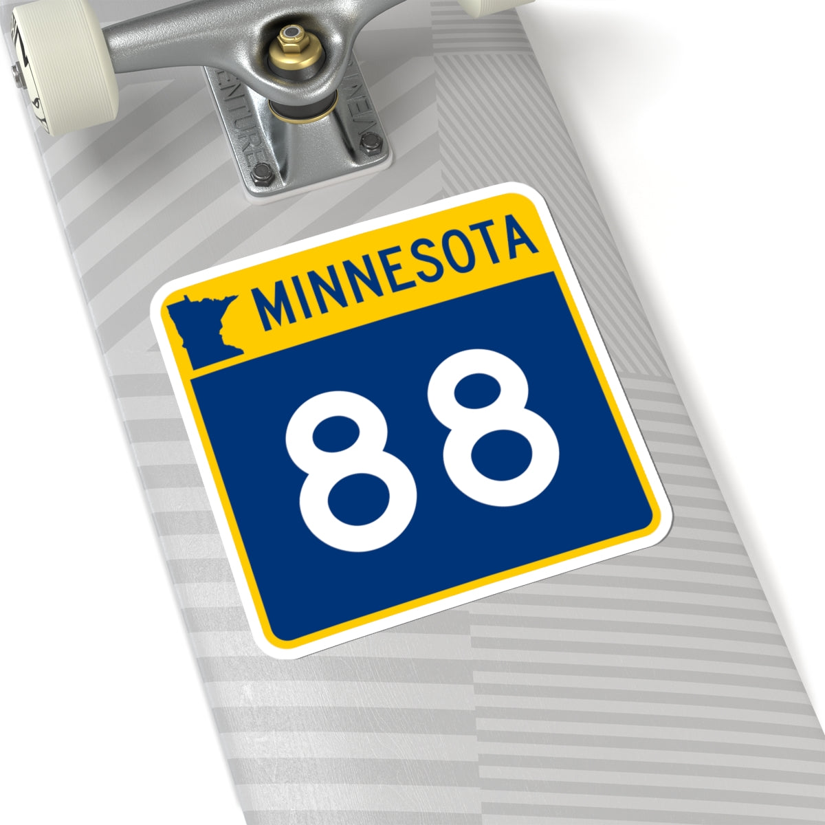 MN-88 (Minnesota) (Road Sign) STICKER Vinyl Kiss-Cut Decal