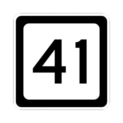 WV-41 (Virginia) (Road Sign) STICKER Vinyl Kiss-Cut Decal